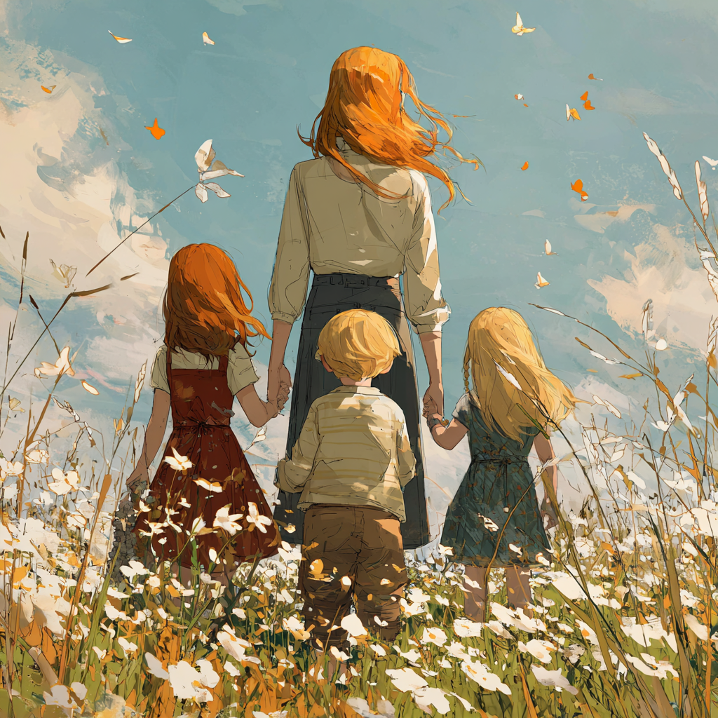 Emily and the kids